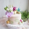 Тропический свадебный торт №128689