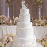 Большой свадебный торт №128840