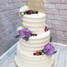 Цветной свадебный торт №136105