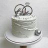 Маленький свадебный торт №129002