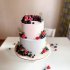 Небольшой свадебный торт №129095