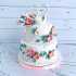 Небольшой свадебный торт №129102