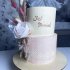 Небольшой свадебный торт №129104