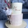 Небольшой свадебный торт №129105