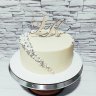 1 ярусный свадебный торт №129190