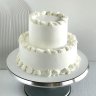 2 ярусный свадебный торт №129203