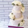 3 ярусный свадебный торт №129214