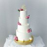 4 ярусный свадебный торт №129232