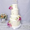 4 ярусный свадебный торт №129242