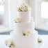 Белый свадебный торт №129432