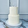 Белый свадебный торт №129433