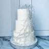 Белый свадебный торт №129438