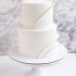Белый свадебный торт №129445