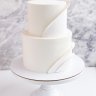 Белый свадебный торт №129444