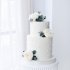 Белый свадебный торт №129446