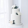 Белый свадебный торт №129447