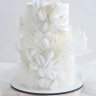 Белый свадебный торт №129451