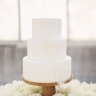 Белый свадебный торт №129450