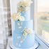 Голубой свадебный торт №129515