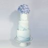 Голубой свадебный торт №129517