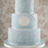 Голубой свадебный торт №129530