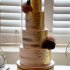 Золотой свадебный торт №129597