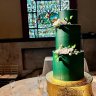 Изумрудный свадебный торт №129623