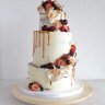 Карамельный свадебный торт №129632