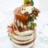 Карамельный свадебный торт №129639