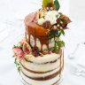 Карамельный свадебный торт №129634