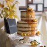 Карамельный свадебный торт №129643