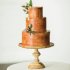 Карамельный свадебный торт №129643