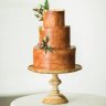 Карамельный свадебный торт №129642