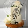 Кремовый свадебный торт №129749