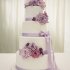 Лавандовый свадебный торт №129753