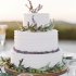 Лавандовый свадебный торт №129754