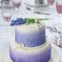 Лавандовый свадебный торт №129762