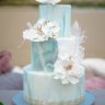 Мятный свадебный торт №129773