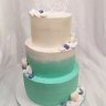 Мятный свадебный торт №129784