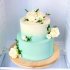 Мятный свадебный торт №129788