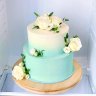 Мятный свадебный торт №129787
