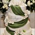 Оливковый свадебный торт №129800