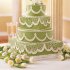 Оливковый свадебный торт №129803