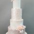 Пудровый свадебный торт №129876