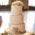 Пудровый свадебный торт №129878