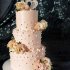 Пудровый свадебный торт №129891