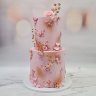 Розовый свадебный торт №129939
