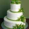 Салатовый свадебный торт №129977
