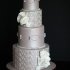 Серебряный свадебный торт №130000