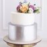 Серебряный свадебный торт №130002